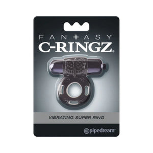 Fantasy C-Ringz Vibrating Super Ring Black - MyPleasure