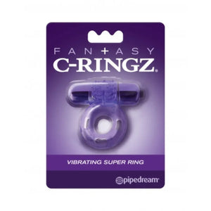 Fantasy C-Ringz Vibrating Super Ring Purple - MyPleasure