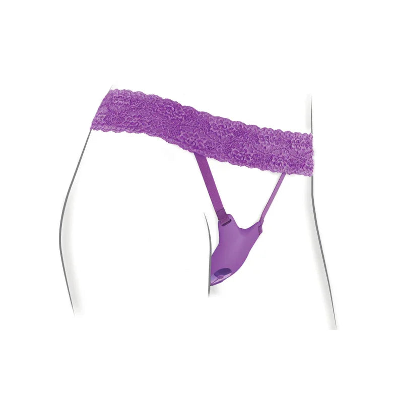 Fantasy for Her Ultimate G-Spot Butterfly Strap-on - Purple - MyPleasure