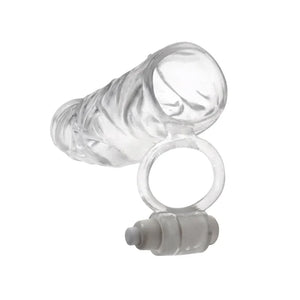 Fantasy X-Tensions Vibrating Super Sleeve - Clear - MyPleasure