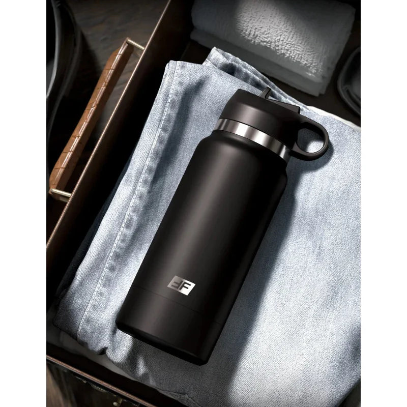 Fap Flask - Thrill Seeker - Black Bottle - Frosted - MyPleasure