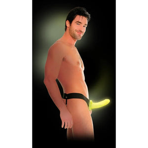 Fetish Fantasy Series for Him or Her Hollow Strap-on - Glow in the Dark - MyPleasure