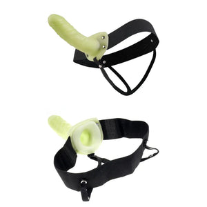 Fetish Fantasy Series for Him or Her Hollow Strap-on - Glow in the Dark - MyPleasure