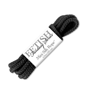 Fetish Fantasy Series Mini Silk Rope - Black - MyPleasure