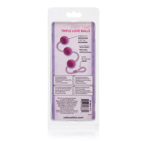 First Time Love Balls Triple Lovers - Pink - MyPleasure