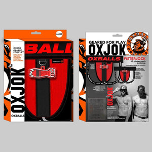 Fisterjock 3d Fist Tagger Jock Black/red Large - MyPleasure