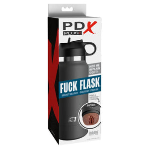 Fuck Flask - Secret Delight - Grey Bottle - Brown - MyPleasure