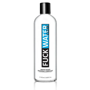 Fuck Water Clear 16oz Water Bases Lubricant - MyPleasure