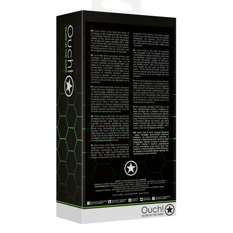 Full Body Harness - Large/xlarge - Glow in the Dark - MyPleasure