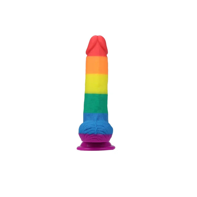 Get Lucky Real Skin - Pride 7.5 Inch - MyPleasure