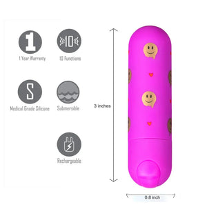 Giggly Super Charged Mini Bullet - Pink - MyPleasure