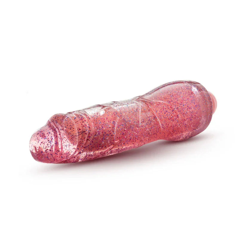 Glow Dicks - Molly Glitter Vibrator - Pink - MyPleasure