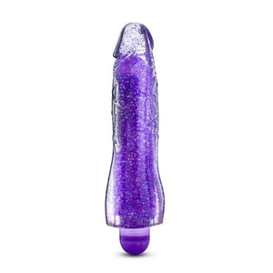 Glow Dicks - Molly Glitter Vibrator - Purple - MyPleasure