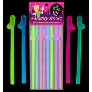 Glow-in-the-Dark Naughty Straws - MyPleasure