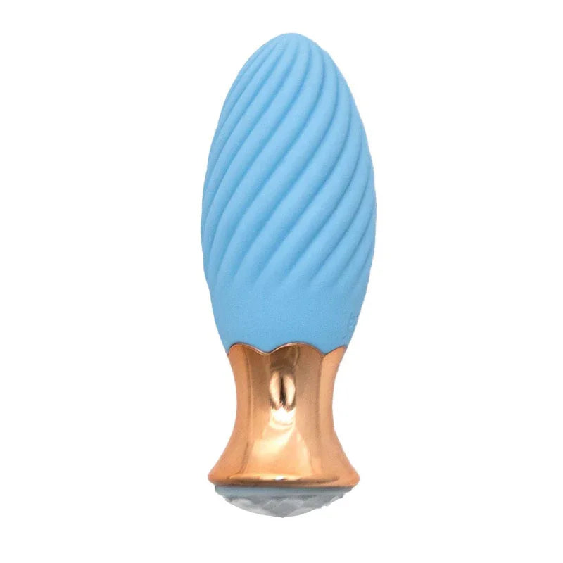 Goddess Diamond Tulip Massager - Blue - MyPleasure