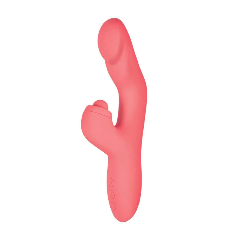 Goddess Heat Up Tapping Massager - Coral - MyPleasure