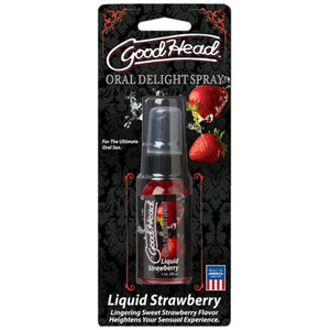 Good Head Oral Delight Spray 1 Oz - Liquid Strawberry - MyPleasure