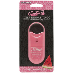 Goodhead - Deep Throat Spray to-Go - Wild Watermelon - .33 Oz. - MyPleasure