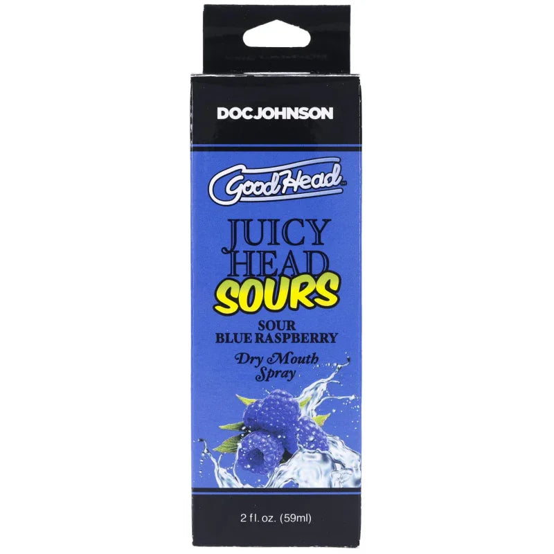 Goodhead - Juicy Head - Dry Mouth Spray - Sour Blue Raspberry - 2 Oz - MyPleasure