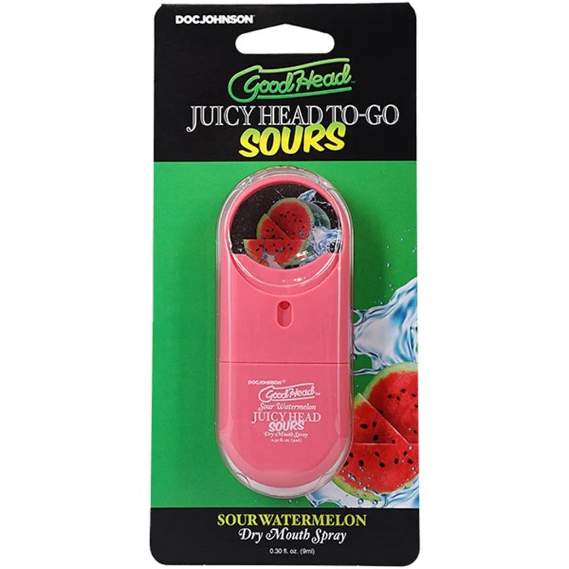 Goodhead Juicyhead Dry Mouth Spray to Go - Sour Watermelon .30 Oz - MyPleasure