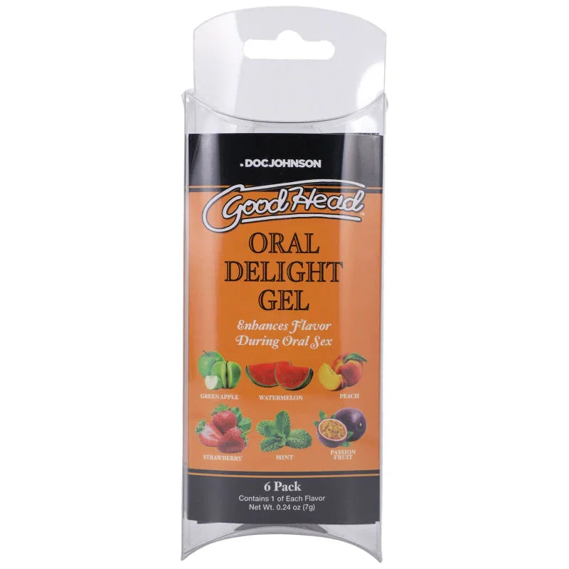 Goodhead - Oral Delight Gel - 6 Pack - 0.24 Oz - MyPleasure