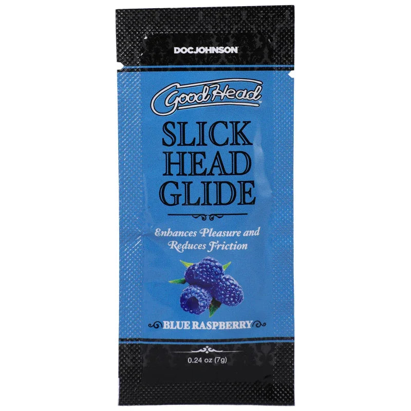 Goodhead - Slick Head Glide - Blue Raspberry - 0.24 Oz - MyPleasure