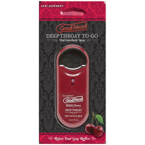 Goodhead to Go Deep Throat Spray - Wild Cherry - MyPleasure