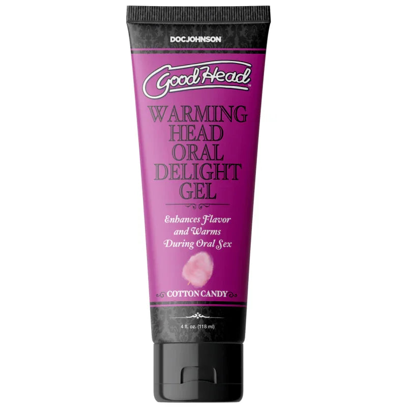 Goodhead - Warming Head Oral Delight Gel - Cotton Candy - 4 Fl. Oz. - MyPleasure