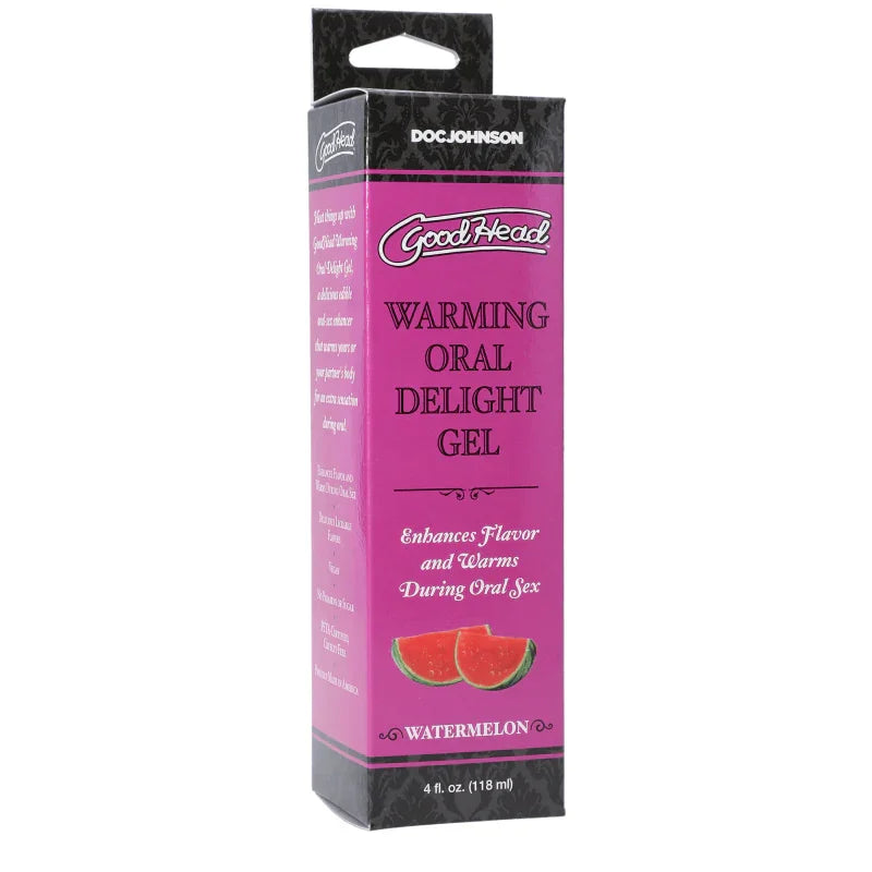 Goodhead - Warming Oral Delight Gel - Watermelon - 4 Fl. Oz. - MyPleasure