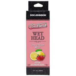 Goodhead - Wet Head - Dry Mouth Spray - Pink Lemonade - 2 Fl. Oz. (59ml) - MyPleasure