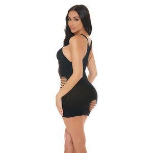 Heart Rate Bodystocking Dress - Black - Os - MyPleasure