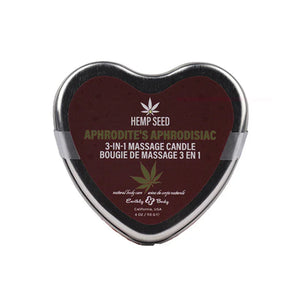 Hemp Seed 3-in-1 Valentines Day Candle - Aphrodite's Aphrodisiac 4 Oz - MyPleasure