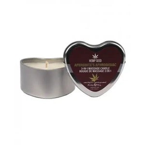 Hemp Seed 3-in-1 Valentines Day Candle - Aphrodite's Aphrodisiac 4 Oz - MyPleasure