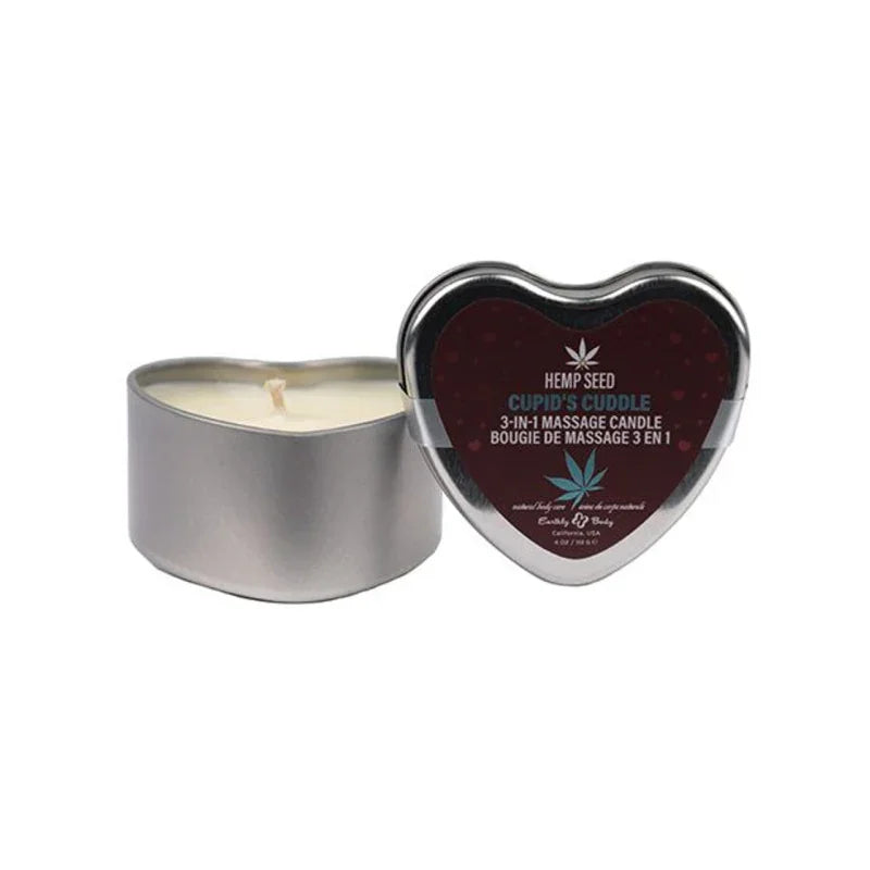 Hemp Seed 3-in-1 Valentines Day Candle - Cupid's Cuddle 4 Oz - MyPleasure