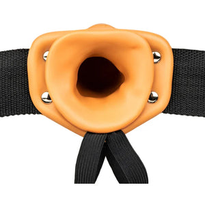 Hollow Strap-on Without Balls 6 Inch - Tan - MyPleasure