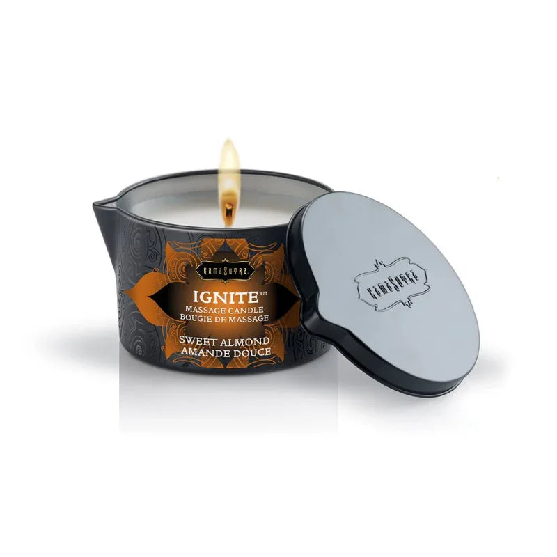 Ignite Sweet Almond Massage Candle - 6 Oz. - MyPleasure