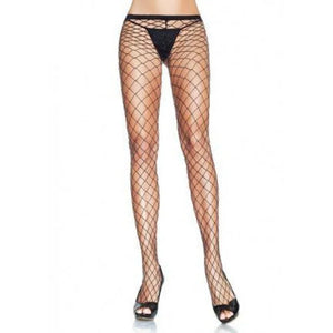 Industrial Pantyhose - One Size - Black/silver - MyPleasure