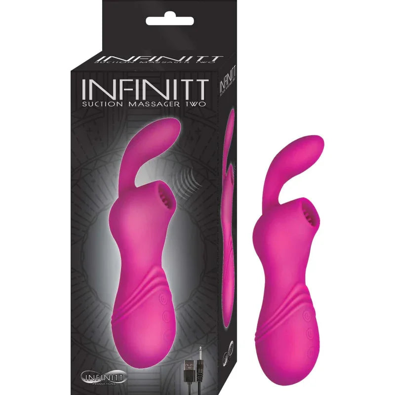 Infinitt Suction Massager Two - Pink - MyPleasure