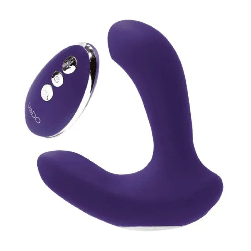 Inme Rechargeable Dual Vibe With Remote - Purple - MyPleasure