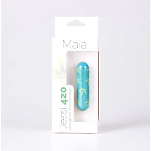 Jessi 420 Series Super Charged Mini Bullet - Emerald - MyPleasure