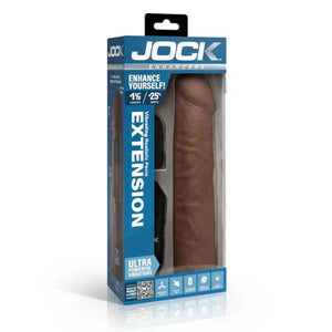 Jock Vibrating Penis Extension with Remote - Dark - MyPleasure