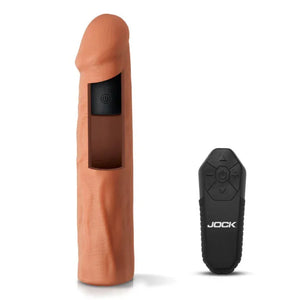 Jock Vibrating Penis Extension with Remote - Medium - MyPleasure