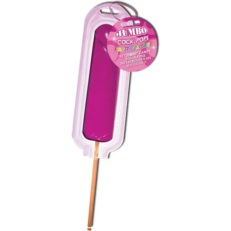 Jumbo Cock Pops Fruit Flavored - Cherry - MyPleasure