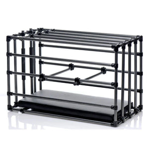Kennel Adjustable Cage With Padded Board - MyPleasure