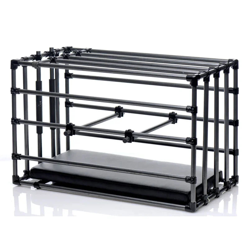 Kennel Adjustable Cage With Padded Board - MyPleasure