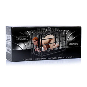 Kennel Adjustable Cage With Padded Board - MyPleasure