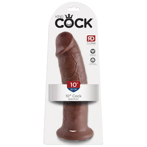 King Cock 10-Inch Cock Brown - MyPleasure