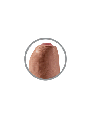 King Cock 7" Uncut - Tan - MyPleasure