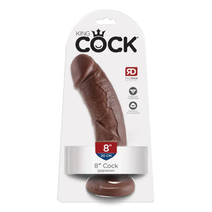 King Cock 8-Inch Cock Brown - MyPleasure