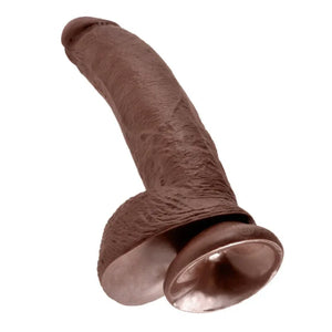King Cock 9-Inch Cock With Balls - Brown - MyPleasure
